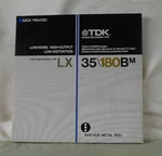 Tdk Lx 35/180BM Reel To Pro Audio Tape 1/4"X3600' 10.5" Metal Nab Hub. Fixed Price $54.00.