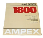 Ampex Plus Series 1800 Recording Tape Feet 549 Meters 7" Reel New. Fixed Price $22.99.