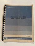 Broadcast Electronics Service Manual Spotmaster 3000 Tape Cartridge Machine. Fixed Price $24.95.