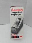 Vtg Scott Single Roll Scotch Tape Dispenser C-38 Putty 3M Sealed Open Box. Fixed Price $20.00.