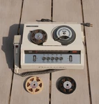 Vintage Mid Century Grundig Dejur Embassy / 2 Stenorette Dictaphone Stenography. Fixed Price $79.99.