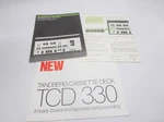 Tandberg Tcd 330 Cassette Deck Fold Out Brochure & User Owner Manual. Fixed Price $35.95.