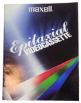 Maxell Epitaxial Video Cassette Catalog Brochure With Spec Sheet Japan. Fixed Price $38.00.