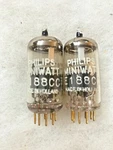 Philips Pq E188CC 7308 E88CC Gold Pins Getter Nos Testing. Fixed Price $820.00.
