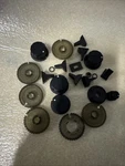 Set Of Ampex ATR-700 Knobs And Switches Teac. Fixed Price $39.99.