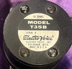 Vintage Ev Electro-voice T35B T-35B Black Horn Tweeter Single. Fixed Price $89.99.