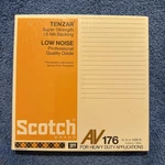 Vintage Scotch Tenzar Av 176 Super Strength 1.5 Mil 1/4 Reel To Tape 1200FT. Fixed Price $8.99.