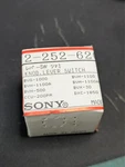 2-252-620-00 Sony Knob For BVG1000 BVH1100A CCU200PM DXC1850 Pc. Fixed Price $5.71.