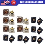 2/4/10X Female Rca Mount Chassis Socket Connector 86 Panels Gold Plated. Fixed Price $34.93.