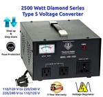 Diamond Series DSR-2500 W/ Regulator Watt Step Up/down Voltage Converter. Fixed Price $148.50.