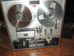 Vintage Akai GX-220D Reel To Tape Player With Cover. Fixed Price $349.00.
