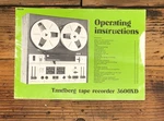 Tandberg Model Reel To Owners / User Manual *original*. Fixed Price $34.97.