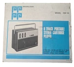 Vintage Peerless Model PSP-10 Portable 8-TRACK Player Japan. Fixed Price $39.00.