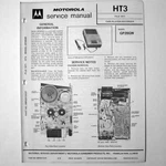 Motorola Model GP20GW Portable Cassette Tape Player Service Manual 1970. Fixed Price $9.95.