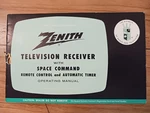 3 Vintage Manuals From 1960S: Zenith, Sears, Panasonic. Fixed Price $12.50.