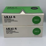 Set Of 2 Akai DM-13 Dynamic Microphones Non Directional W/stands New Nos. Fixed Price $109.96.
