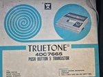 Truetone Transistor Mcm Tape Recorder 4DC7667 Dynamic Microphone W/box. Fixed Price $39.00.