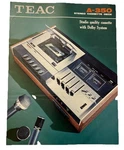 Teac Stereo Cassette Deck 350 Sales Brochure & Instruction Manual Original Oem. Fixed Price $13.49.