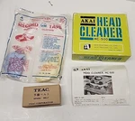 Akai Head Cleaner HC-500 Realistic Record Tape Cleaning Cloths Teac Spare Belt. Fixed Price $25.00.
