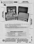 1961 Webcor EP-2008-1 Reel Service Manual Photofact Schematic EP-4008-1. Fixed Price $8.99.