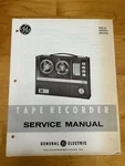 General Electric M8120A Tape Recorder Service Manual Vintage Oem. Fixed Price $24.99.