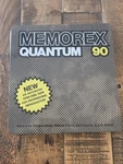 Memorex Reel Tape - Quantum 90 96MIN At 7.5IPS 1.0MIL 1800 Ft New Sealed. Fixed Price $17.95.