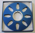 Analog Audio 10.5" 1/4" Precision Metal Tape Reel In Blue - Studer Ampex Otari. Fixed Price $67.50.