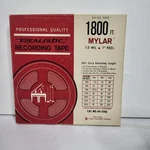 Realistic Reel To Recording Tape 1800 Ft 7" Mylar 1.0 Mil 44-754A. Fixed Price $17.99.