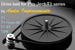Pro-ject T1 Series Genuine Audio Improvements Drive Belt. Fixed Price $17.99.