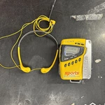 Vtg Sony Sports Groove Fm/am Radio Cassette Walkman WM-FS497, MDR-W14 Headphones. Fixed Price $87.90.