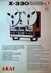 Akai X-330 Multi-purpose Program Minder Tape Recorder Ad Sheet 1970S. Fixed Price $28.21.