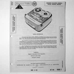 Grundig Majestic Models TK830E TK830U Tape Deck Sams Photofact 1959 New. Fixed Price $9.45.