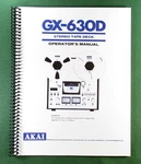 Akai GX-630D Instruction Manual: Full Color 17 Pages & Protective Covers!. Fixed Price $20.25.