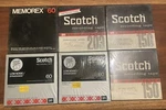 6- Sealed! Reel To Recording Tapes 7 Scotch 3M 60/150/203 /memorex. Fixed Price $79.95.