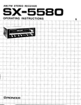 Pioneer SX-1050 Same As SX-5580 But Different Color Face- Receiver Owners Manual. Fixed Price $22.24.