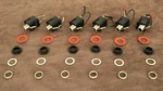 Teac A-2340SX Reel Deck Part : Lot Of Phone Jacks With Insulating Washers. Fixed Price $15.99.