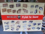 Vintage Webcor Reel To Player Recorder Console Showroom Poster 40" By 57". Fixed Price $274.99.