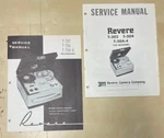 Vintage 3M Revere Camera T-202 T-204-4 Taper Recorders Service Manuals. Fixed Price $23.95.