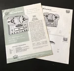 Vintage 1965 Crown SX700 Reel Tape Recorder Spec Sheet Price List Sa Amp. Fixed Price $14.99.