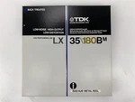 Tdk Lx 35/180BM Reel To Audio Recording Tape 10.5" Metal Nab Hub. Fixed Price $75.00.