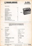 Service Manual For Philips El 3585, Rk. Fixed Price $13.76.