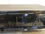 Teac W-505R Auto Reverse Double Cassette Deck Hi-speed Dubbing Black Stereo. Fixed Price $69.95.