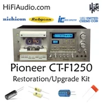 Pioneer CT-F1250 Deck Rebuild Restoration Recap Upgrade Kit Repair Capacitor. Fixed Price $175.00.