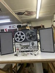 Realistic Solid State 909 3-SPEED 4-TRACK Recorder W/ 2 Speakers Parts Repair. Fixed Price $150.00.