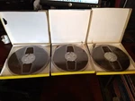 3 Vtg. Reel Magnetic Audio Recording Tape Silvertone Premium 7" X 1800'. Fixed Price $17.98.