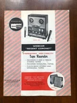 Webcor Manual - Sterophonic Tape Recorder 'regent Coronet' Model 2007 & 4007. Fixed Price $7.00.