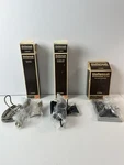 Vtg Wollensak Microphones A-0514, A-0506 & Stand A0489 Nos In Boxes. Fixed Price $70.00.