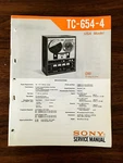 Sony TC-654-4 Reel To Service Manual *original*. Fixed Price $39.97.