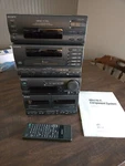 Sony MHC-C70 Mini Hi-fi Component System Dual Cassette Deck Remote Tuner/cd. Fixed Price $195.95.