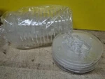 Estate* 1 Dozen Nos 5" Clear Plastic Take Up To Tape Reels Made Usa. Fixed Price $13.99.